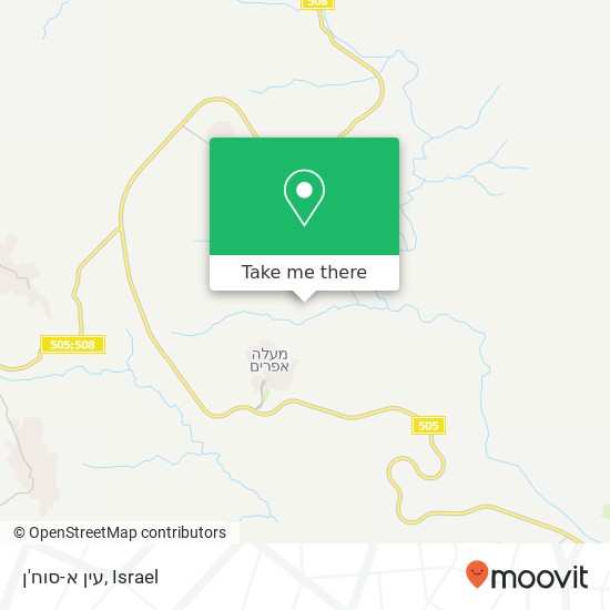 עין א-סוח'ן map