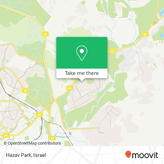 Hazav Park map