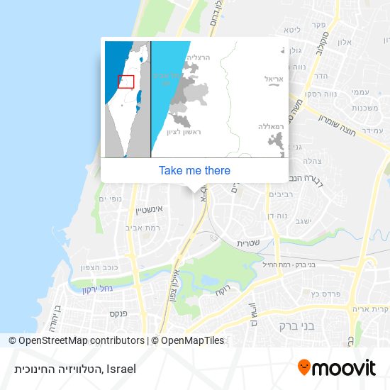 הטלוויזיה החינוכית map