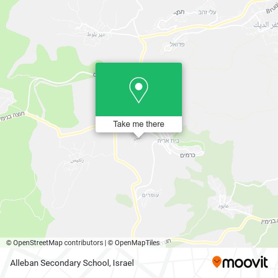 Alleban Secondary School map