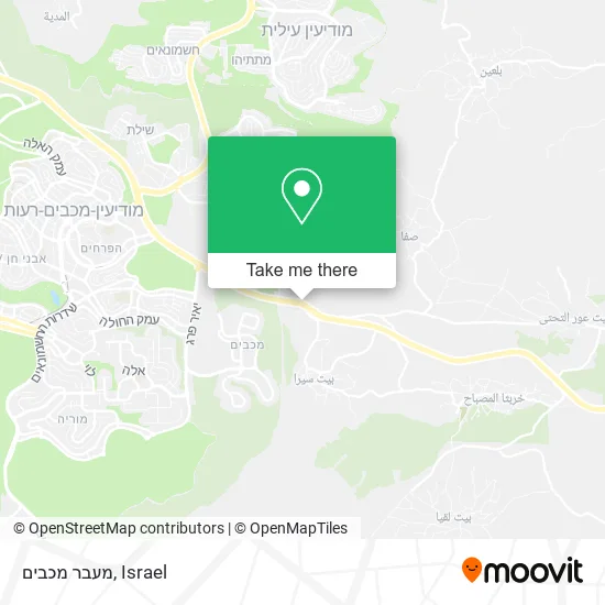 Карта מעבר מכבים