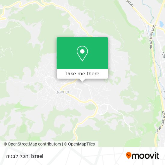 הכל לבניה map