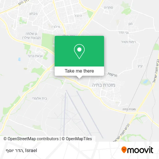 Карта הדר יוסף
