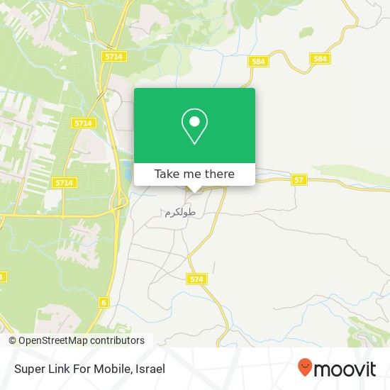 Карта Super Link For Mobile