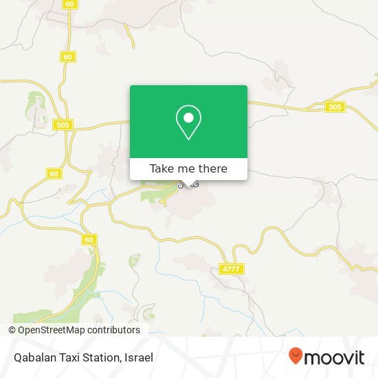 Карта Qabalan Taxi Station