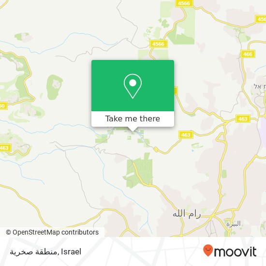 منطقة صخرية map