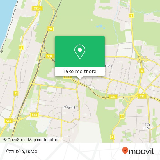 בי"ס תל"י map