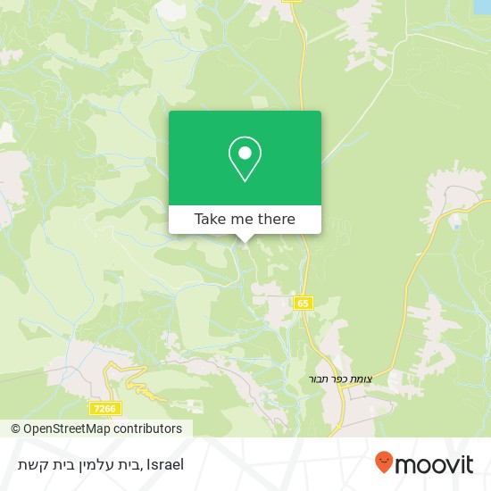 בית עלמין בית קשת map