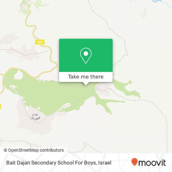 Bait Dajan Secondary School For Boys map