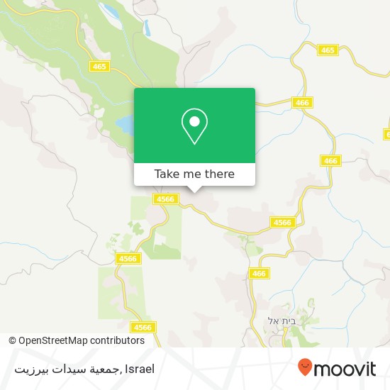 جمعية سيدات بيرزيت map