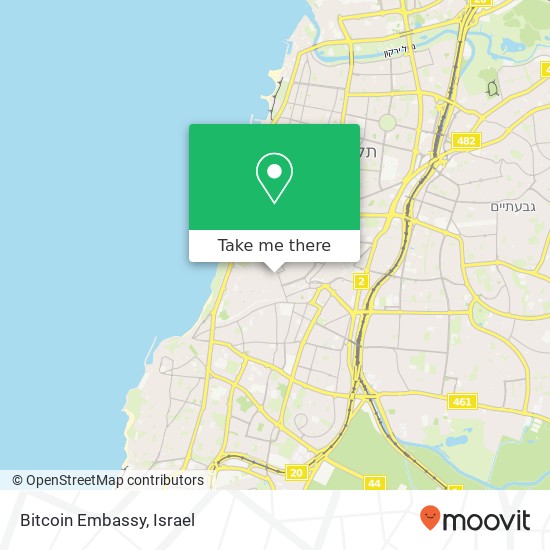 Bitcoin Embassy map