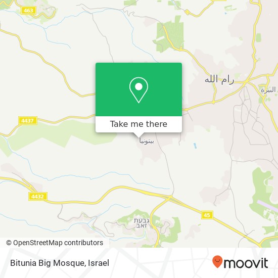 Bitunia Big Mosque map
