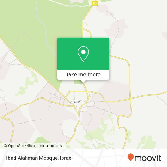 Ibad Alahman Mosque map