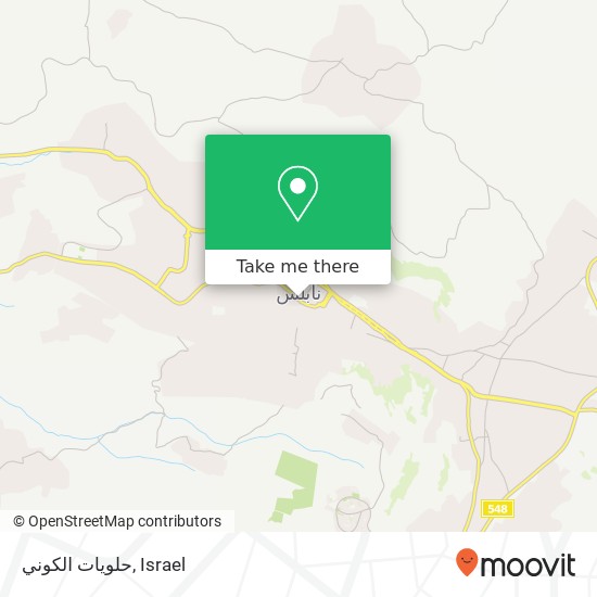 حلويات الكوني map