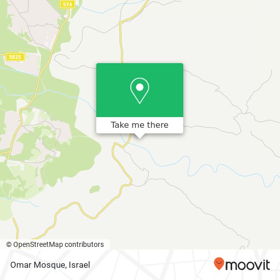 Omar Mosque map