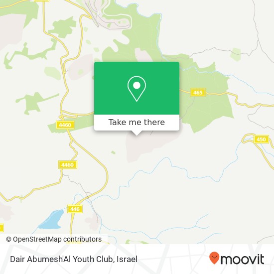 Карта Dair Abumesh'Al Youth Club