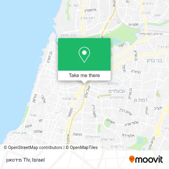 Карта מידטאון Tlv