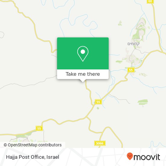 Hajja Post Office map