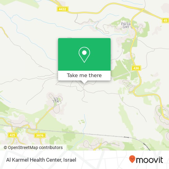 Al Karmel Health Center map