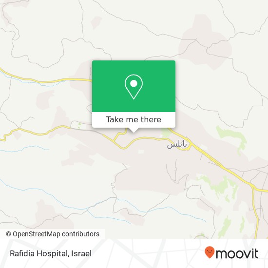 Rafidia Hospital map