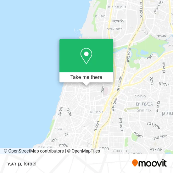 Карта גן העיר