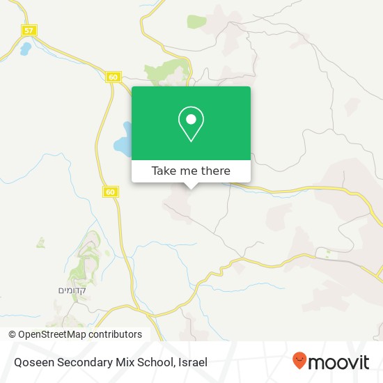 Карта Qoseen Secondary Mix School