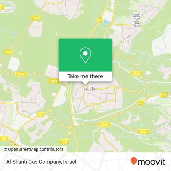 Al-Shanti Gas Company map