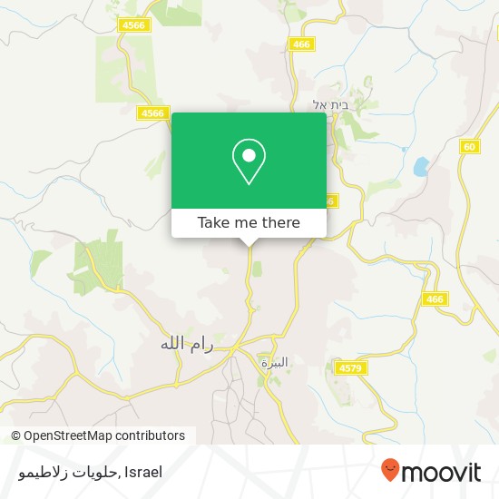 حلويات زلاطيمو map