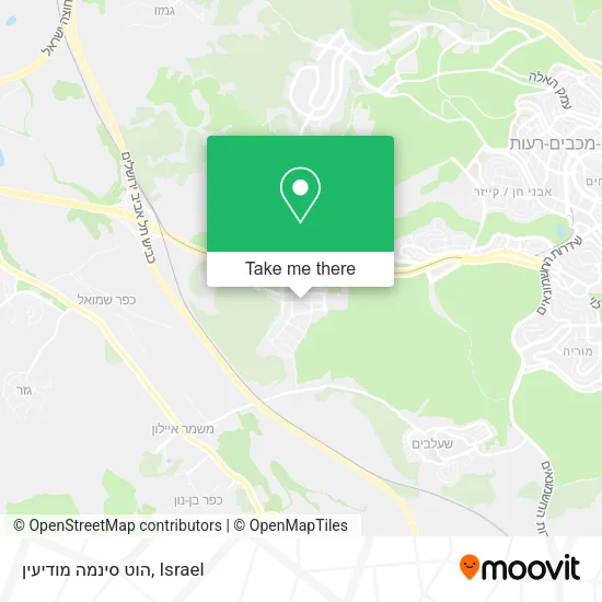Карта הוט סינמה מודיעין