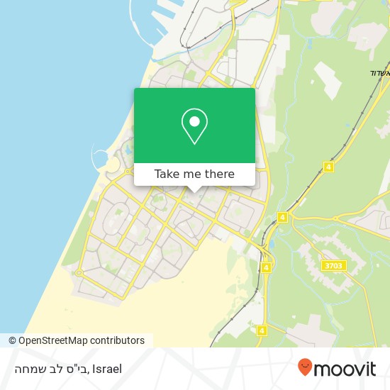 בי"ס לב שמחה map