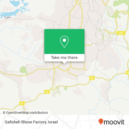 Qafisheh Shose Factory map