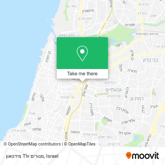 Карта מידטאון Tlv מגורים