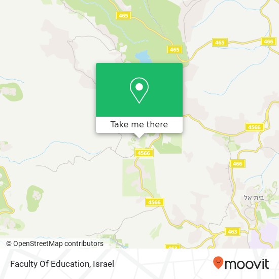 Faculty Of Education map