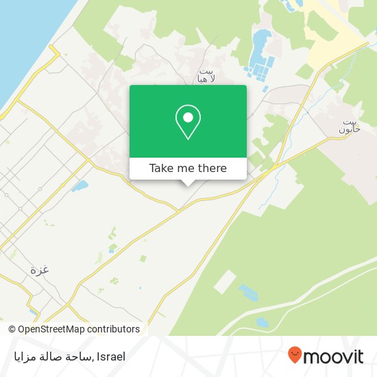 ساحة صالة مزايا map