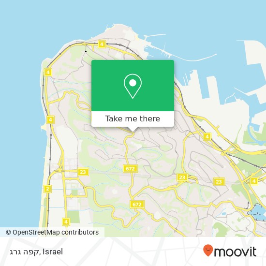 קפה גרג map