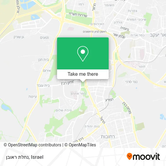 Карта נחלת ראובן