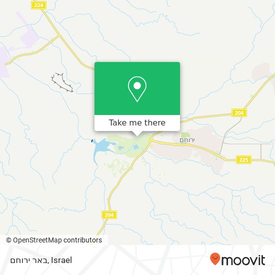 באר ירוחם map