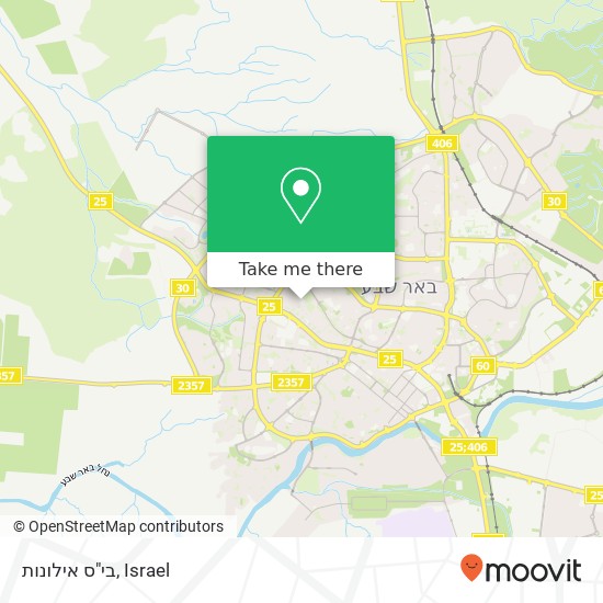 בי"ס אילונות map