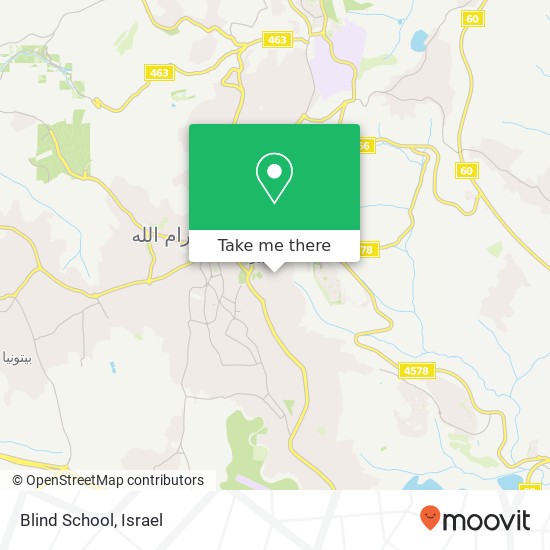 Blind School map