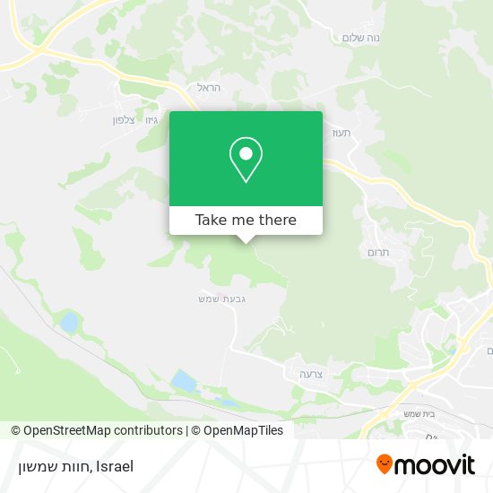 חוות שמשון map