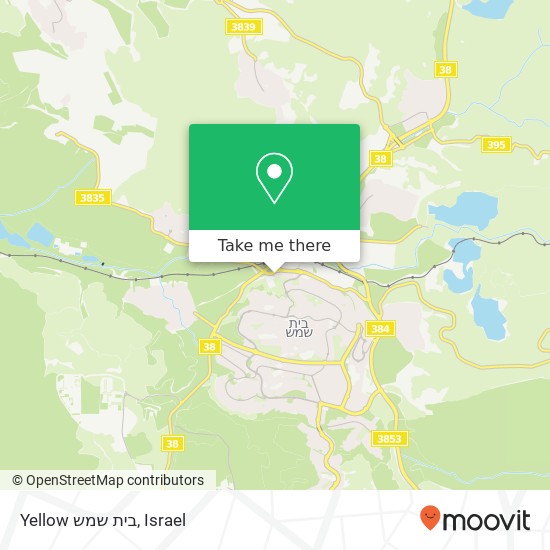 Yellow בית שמש map