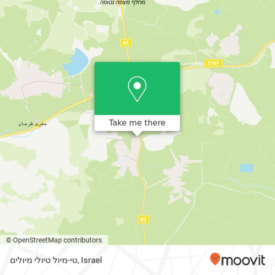 טי-מיול טיולי מיולים map