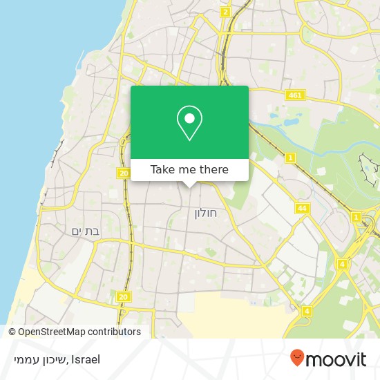 שיכון עממי map