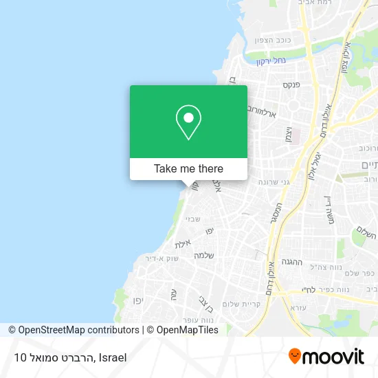 Карта הרברט סמואל 10