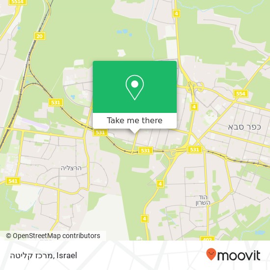 מרכז קליטה map