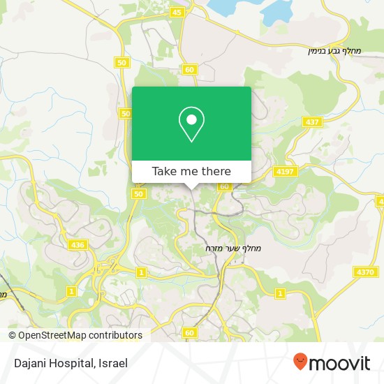 Dajani Hospital map