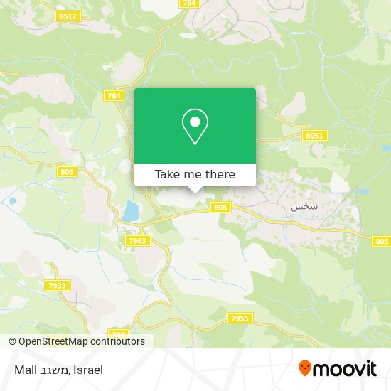 Mall משגב map