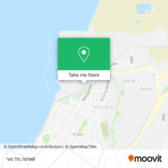 Карта תל מור