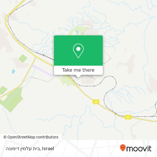 Карта בית עלמין דימונה