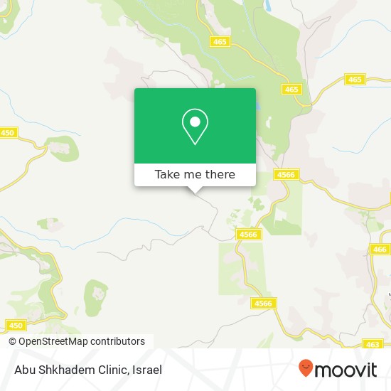 Abu Shkhadem Clinic map